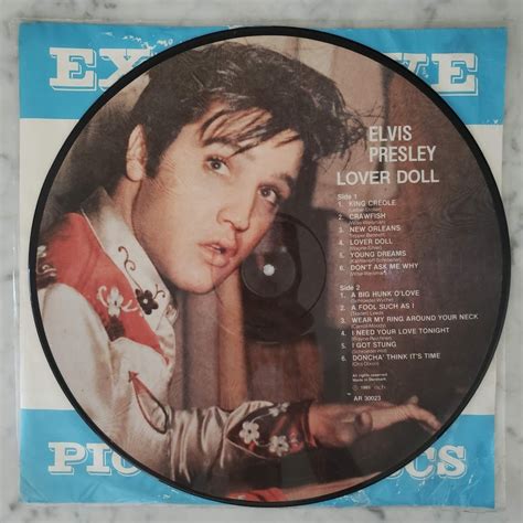 Lp Elvis Presley Lover Doll Picture Disc Mercado Livre