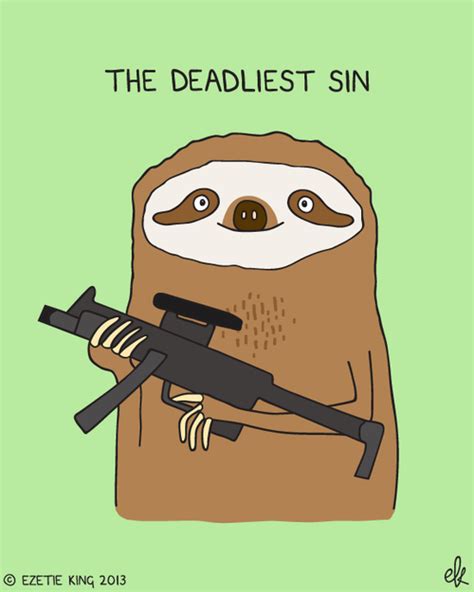 Rhymes With Spaghetti By Ezetie King Sloth Drawing Sloth Sins