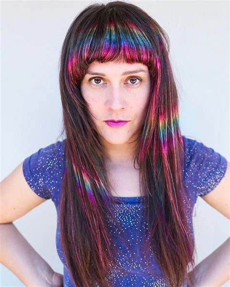 This Rainbow Highlight Hair Trend Is Totally Worth The Upkeep