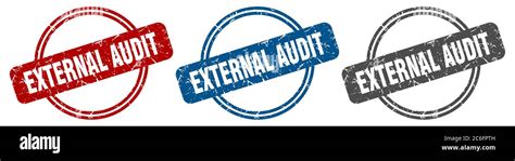 External Audit Stamp External Audit Sign External Audit Label Set