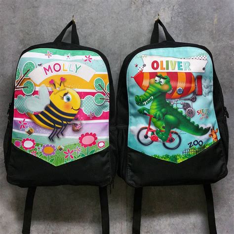 Personalised Kids Backpacks Kindy Bag School Bag Spatz Mini Peeps
