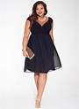 Adelle Plus Size Dress in Black (Made To Order)