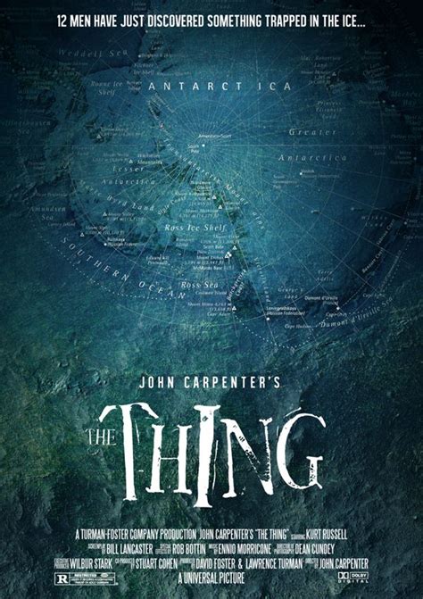 The Thing Fanmade Poster Horror Movie Posters Classic Movie Posters
