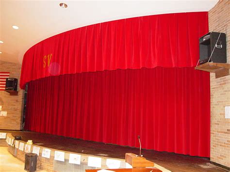 Auditorium Round Motorized Stage Curtain At Best Price In Chandigarh
