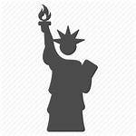 Icon Liberty Statue Usa America United Travel