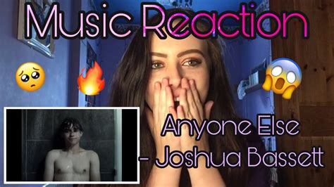 Music Reaction Joshua Bassett Anyone Else Official Video Youtube