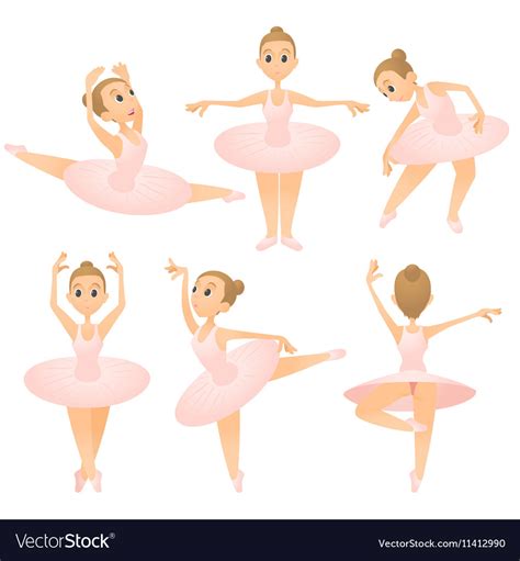 Cartoon Ballerina Girl