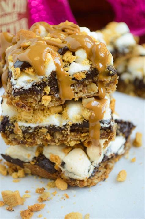 Triple Layer Cookie Butter Smores Bars The Nutritious Kitchen