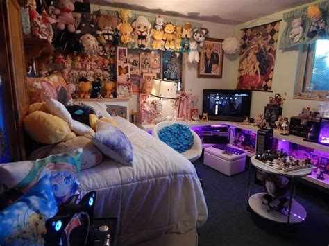 Check out our anime room decor selection for the very best in unique or custom, handmade pieces from our wall decor shops. My Anime Room/Lounge! | Cool rooms, Dreamy room, Otaku room