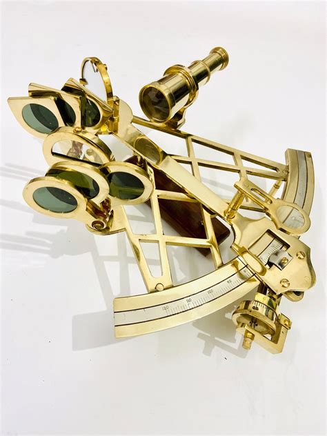 nautical brass 11 sextant real sextant working etsy