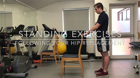 Standing Exercises For Total Hip Replacement Youtube