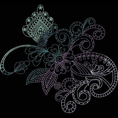 Henna Elements Set 6x8 Kreations By Kara Machine Embroidery Patterns