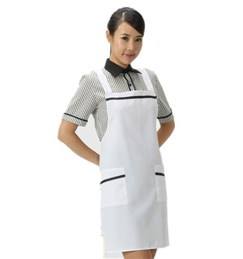 Free Shipping For White Kitchen Accessories Apron Japan Cooking Cafe Aprons Korean Ts For