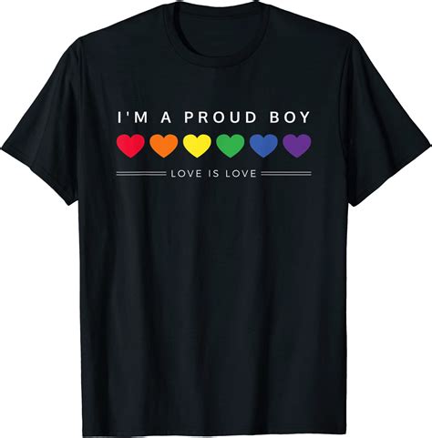 Mens Im A Proud Gay Boy Love Is Love Lgbtq Pride Trend