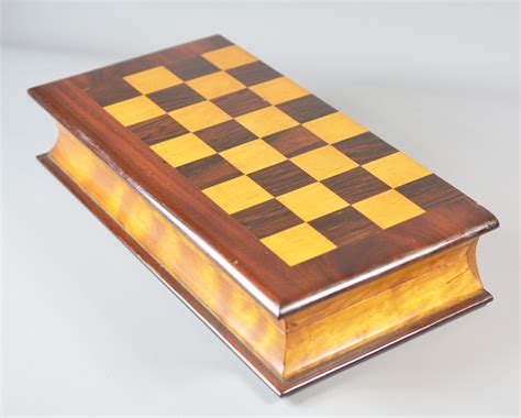 Ref2025 Folding Chess Board Box Antique Chess Shop