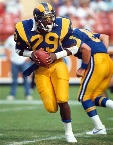 Nfl And Rams Record Eric Dickerson 29 The Great Ed Rushed For An