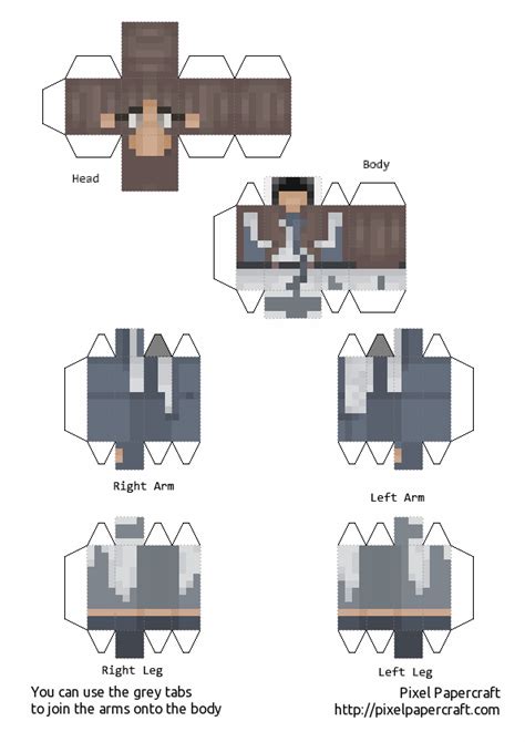 Papercraft Alex Minecraft 18 Minecraft Printables Papercraft Images