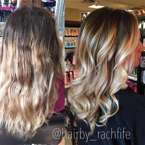 From drab to fab custom colormelt ombre. hair by Rachel Fife @ SF Salon