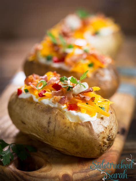 Place potatoes on top of/inside steamer basket. Instant Pot Baked Potatoes | Sidetracked Sarah