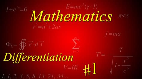 Differentiation 1 Youtube