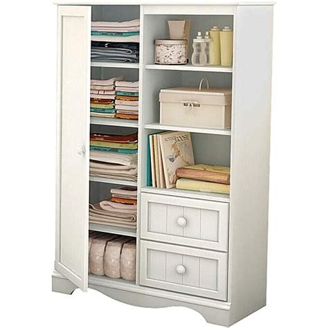 Kids Armoire Wardrobe Cabinet Kids Costume Dresser 2 Drawer