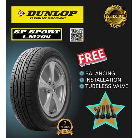 Dunlop Sp Sport Lm704 17565r14 New Tyre Tires Tayar Baru Murah Rim 14