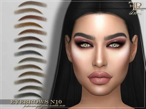 The Sims Resource Eyebrows N10