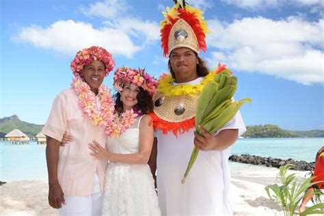 Traditional Polynesian Wedding In Bora Bora Equally Wed