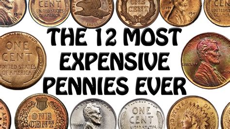 The 12 Most Expensive Pennies In Us History Youtube