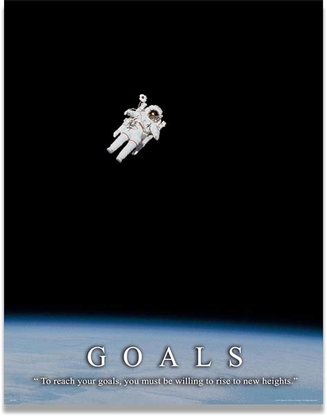 Apple Creek Nasa Astronaut Space Motivational Poster Art