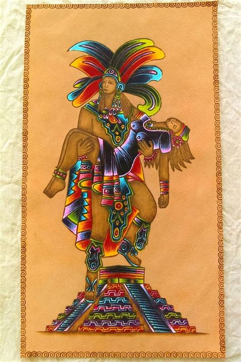 Eternal Love Popocatépetl And Iztaccíhuatl Aztec Culture Etsy