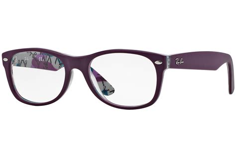 Ray Ban Designer Prescription Eyeglasses Rx5184 5408 Purple 50mm Rx Single Vision Low Vision