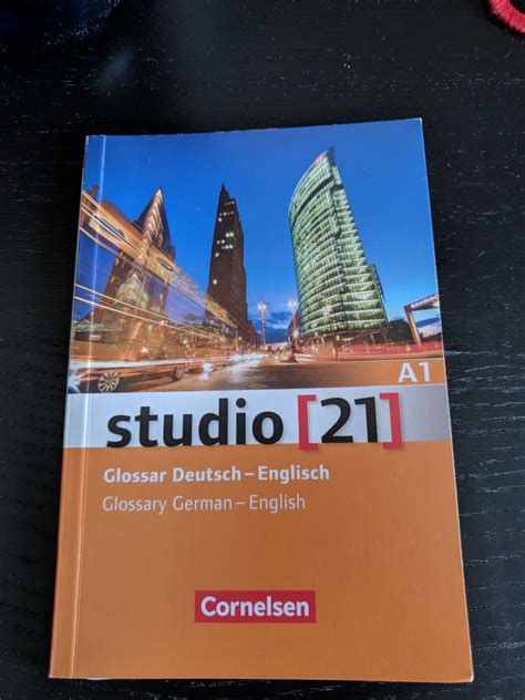 Studio 21 A1 Glossary German English Hobbies And Toys Books