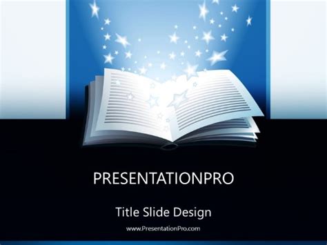 Open Book Education Powerpoint Template Presentationpro