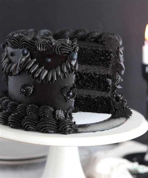 A Spooky Black Velvet Cake Recipe For Halloween Sugar Sparrow