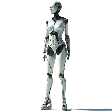 3d Model Of A Female Cyborg Elettra Female Cyborg Cyborg Female Robot