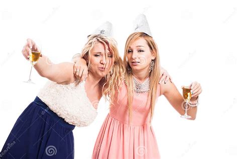 Drunk Women Celebrate Stock Image Image Of Drunk Celebration 33451915