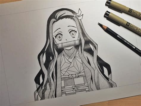 My Drawing Of Nezuko R Kimetsunoyaiba