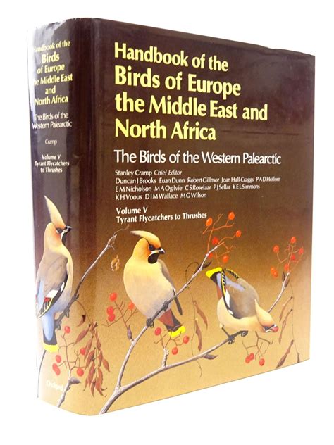 Stella And Roses Books Handbook Of The Birds Of Europe The Middle East
