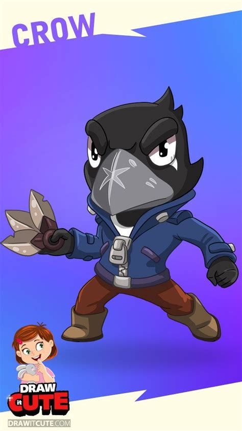 Brawl Stars How To Draw Crow