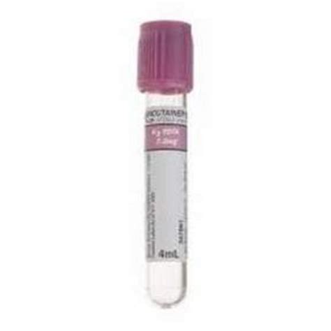 BD Vacutainer Becton Dickinson BD Vacutainer Venous Blood Collection Tube X Tube Size