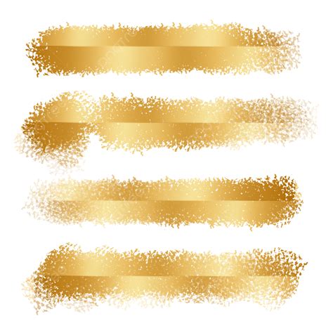 Golden Brush Stroke Png Transparent Gold Brush Strokes Png Golden