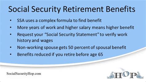 Finding Your Social Security Retirement Benefit Youtube