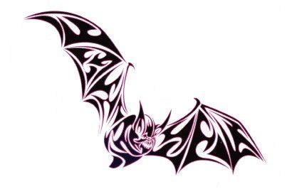 Those simplistic line art drawings you find on the free art sites you can google search won't do it. Classic Tribal Flying Bat Tattoo Design | Vampire tattoo ...