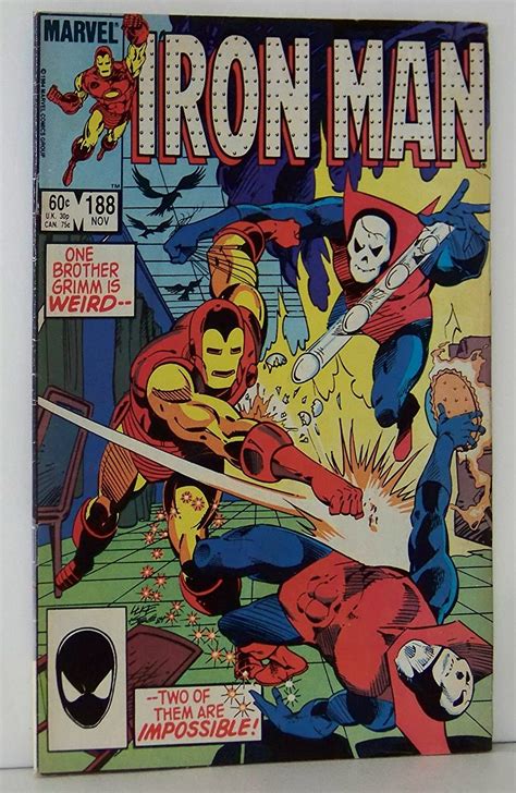 Marvel Comic Book Iron Man Vol1188 Copper Age 1984