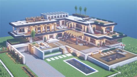 How To Build Mega Mansion In Minecraft Image To U