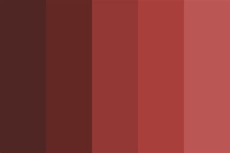 Red Tone Color Palette