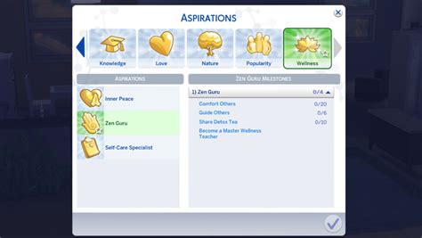 Sims 4 Traits Base Game Aspirations Maxxpsawe