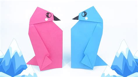 Origami Penguin Easy Origami From A4 Paper Youtube