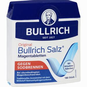 Bullrich salz tabletten jetzt bei aponeo online bestellen! Bullrich Salz Tabletten 180 Stück Preisvergleich